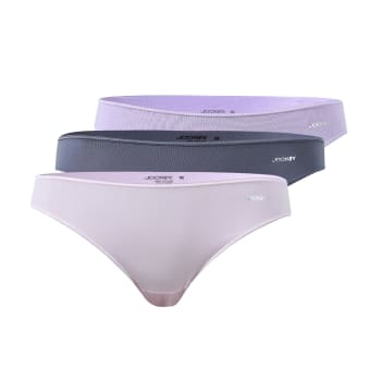 Jockey Womens No Panty Line Bikini Bottom 3 Pack