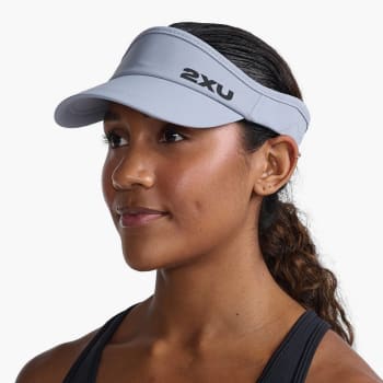 2XU Run Visor (Weathervane/Black)