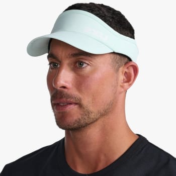 2XU Run Visor (Glacier/White)