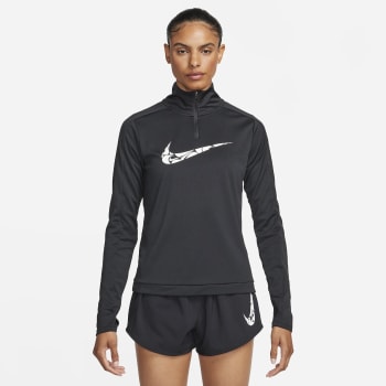 Nike Womens Swoosh Half Zip Long Sleeve