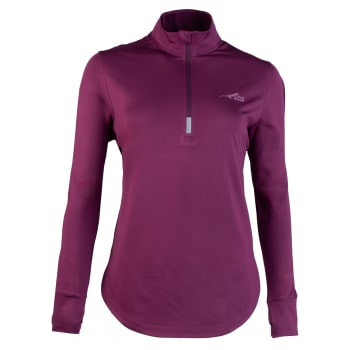 First Ascent Women&#039;s Corefit 1/4 Zip Run Long Sleeve