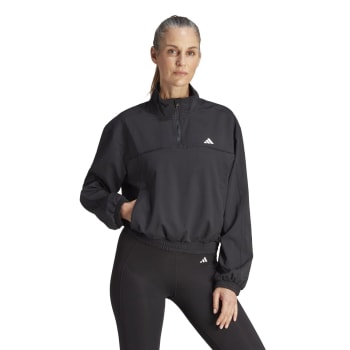 adidas Womens Training Essential 1/4 Zip Jacket