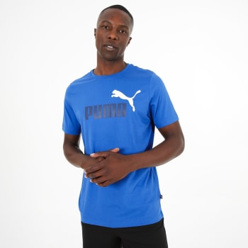 Puma Men&#039;s Essential 2 Colour Logo Tee