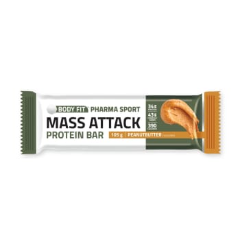 Body Fit Peanut Butter Pharma Sport Mass Attack Bar 105g