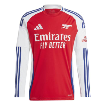 Arsenal Men&#039;s Home 24/25 Long Sleeve Soccer Jersey