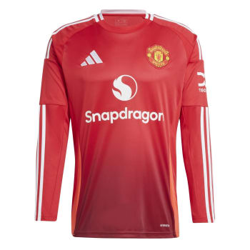 Man United Men&#039;s Home 24/25 Long Sleeve Soccer Jersey