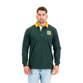 South African Men&#039;s Old School Long Sleeve Polo