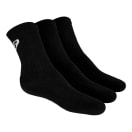 ASICS 3-Pack Crew Black Socks, product, thumbnail for image variation 2