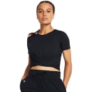 Under Armour Womens Motion Cross Over Crop Tee, product, thumbnail for image variation 1