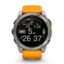 Garmin Fenix 8 51mm AMOLED Sapphire Multisport Smartwatch - Titanium/orange, product, thumbnail for image variation 3