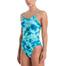 Nike Women's Hydrastrong Cutout Printed Swim 1 Piece Swimsuit, product, thumbnail for image variation 1