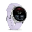 Garmin Venu 4 41mm Premium GPS Smartwatch  - Silver/Light Blue-Purple, product, thumbnail for image variation 10