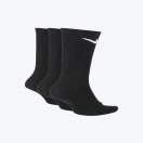 Nike 3-Pack Everyday Lightweight Crew Black Socks, product, thumbnail for image variation 2