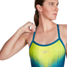 Speedo Women's Placement Digital Turnback 1 Piece Swimsuit, product, thumbnail for image variation 4