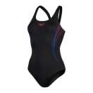 Speedo Women's Placement Muscleback 1 Piece, product, thumbnail for image variation 1