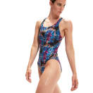 Speedo Women's Allover Digital Proback 1 Piece, product, thumbnail for image variation 3