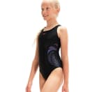 Speedo Girls Placmement Muscleback 1 Piece, product, thumbnail for image variation 2