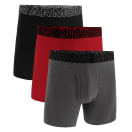 Under Armour Mens's Performance Cotton 6'' 3 Pack, product, thumbnail for image variation 1