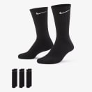 Nike Everyday Cushioned Crew 3-Pack Black/White Socks, product, thumbnail for image variation 1