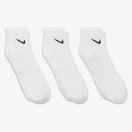 Nike Everyday Cushioned Ankle 3-Pack White/Black Socks, product, thumbnail for image variation 3