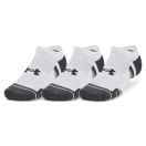 Under Armour 3-Pack Performance Tech No Show White Socks, product, thumbnail for image variation 1