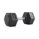 HS Fitness 20Kg Rubber Hex Dumbbell, product, thumbnail for image variation 1