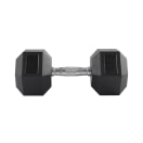 HS Fitness 20Kg Rubber Hex Dumbbell, product, thumbnail for image variation 2