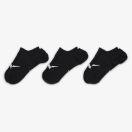 Nike Everyday No-Show 3-Pack Black Socks, product, thumbnail for image variation 2