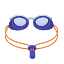 Speedo Sunny G Junior Goggles - Blue/Orange, product, thumbnail for image variation 3