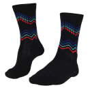 Falke Limited Edition Zig Zag Multisport Black/Blue Socks (Size 8-12), product, thumbnail for image variation 1