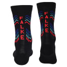 Falke Limited Edition Zig Zag Multisport Black/Blue Socks (Size 8-12), product, thumbnail for image variation 2