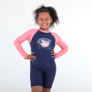 Second Skins Girls Mellow Dramatic Long Sleeve Sunsuit, product, thumbnail for image variation 2