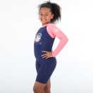 Second Skins Girls Mellow Dramatic Long Sleeve Sunsuit, product, thumbnail for image variation 3