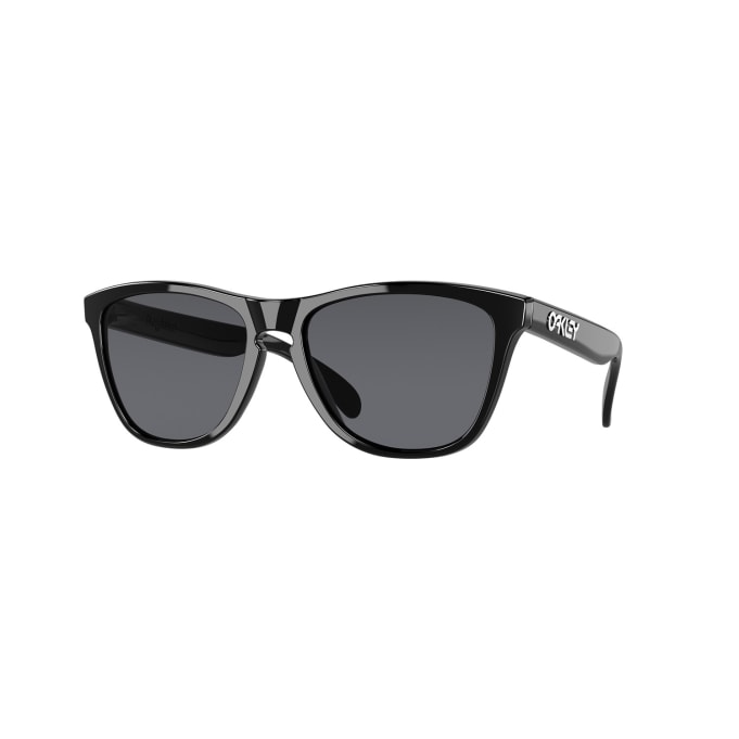 Oakley FROGSKINS Sunglasses with Grey Lense & Polished Black Frame