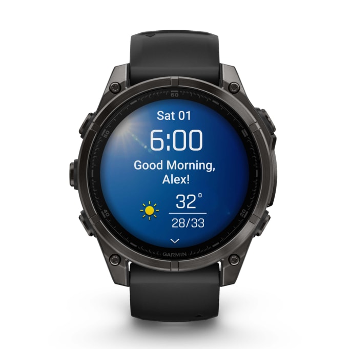 Garmin Fenix 8 47mm AMOLED Sapphire Multisport Smartwatch - Carbon