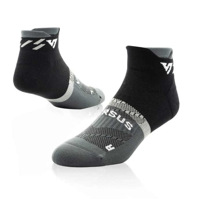 Versus Black Titanium Running Ankle Socks, product, variation 1