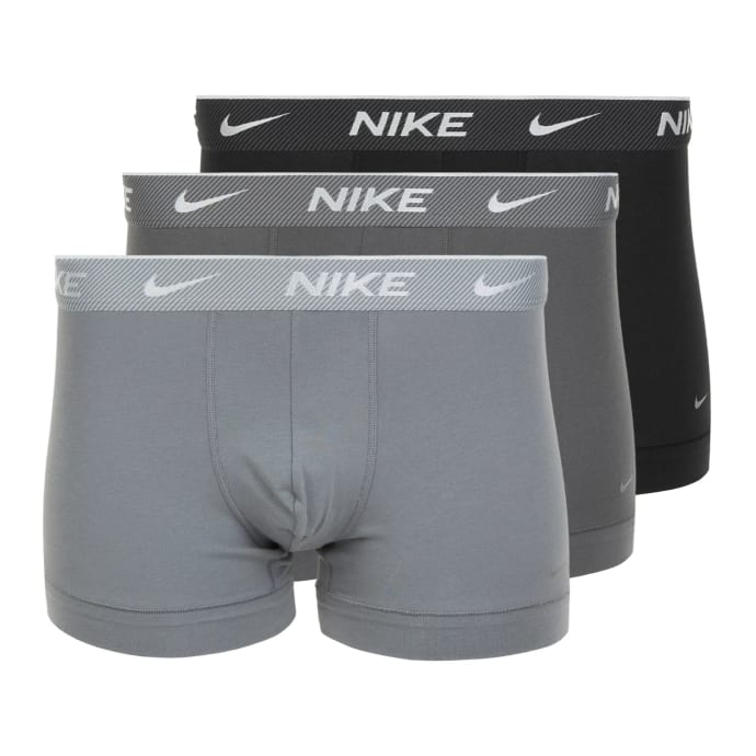 Nike Men's Dri-Fit Everyday Cotton Stretch 3 Pack Trunk, product, variation 1