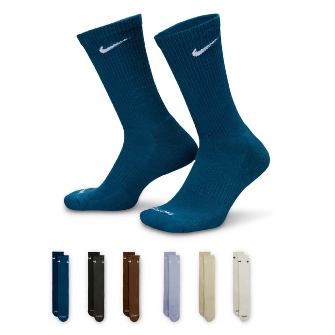Nike Everyday Plus Cushioned Crew 6 pack Socks, product, variation 1