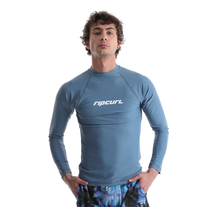 Rip Curl Men&#039;s Archive Script LS Rashvest, product, variation 1