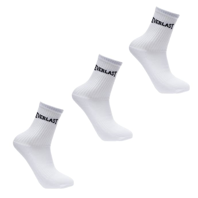 Everlast Jnr 3Pack Crew Socks, product, variation 1