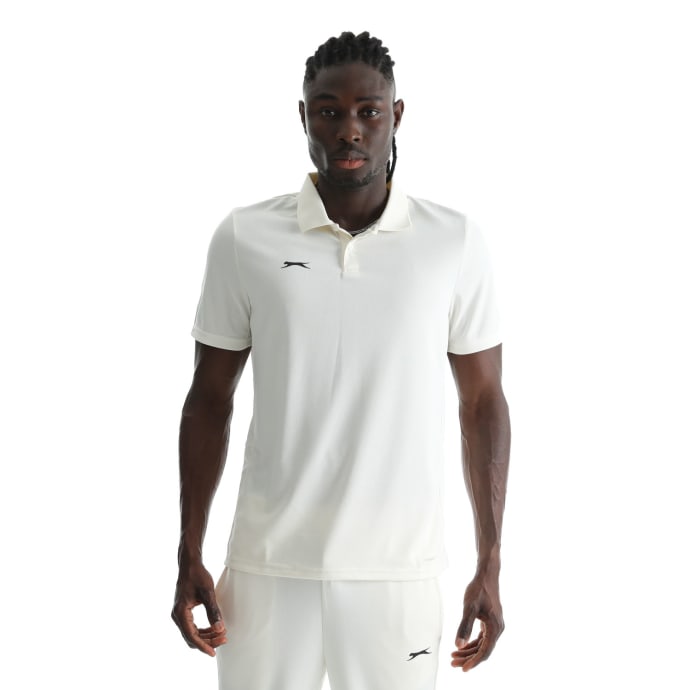 Slazenger Senior Short Sleeve Cricket Shirt, product, variation 1