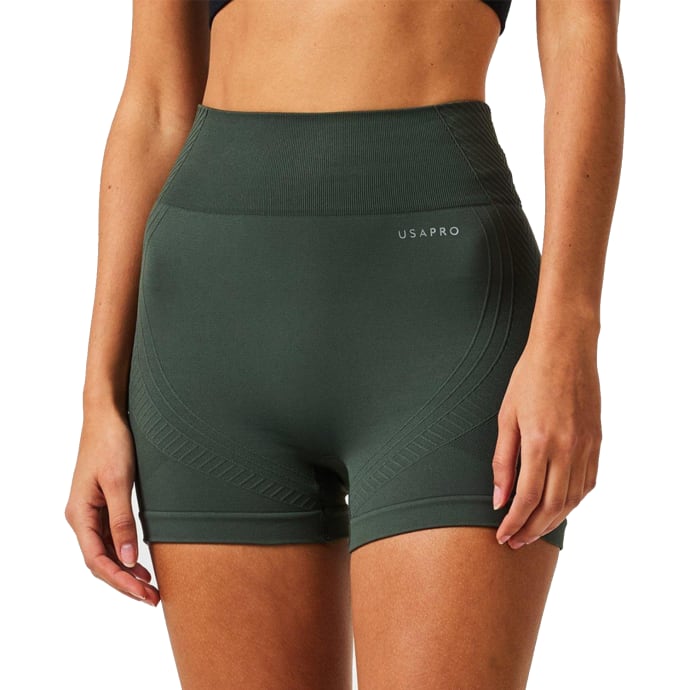 USA Pro Women&#039;s Seamless 3 Inch Short Tight, product, variation 1