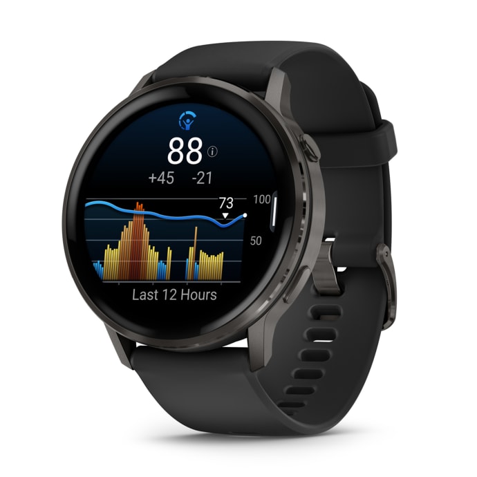Garmin Venu 4 45mm Premium GPS Smartwatch - Black, product, variation 6