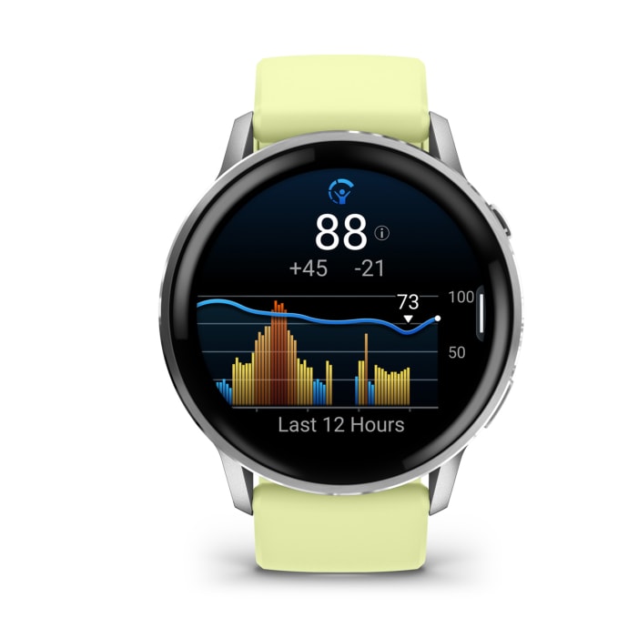 Garmin Venu 4 45mm Premium GPS Smartwatch - Silver/Citron, product, variation 9