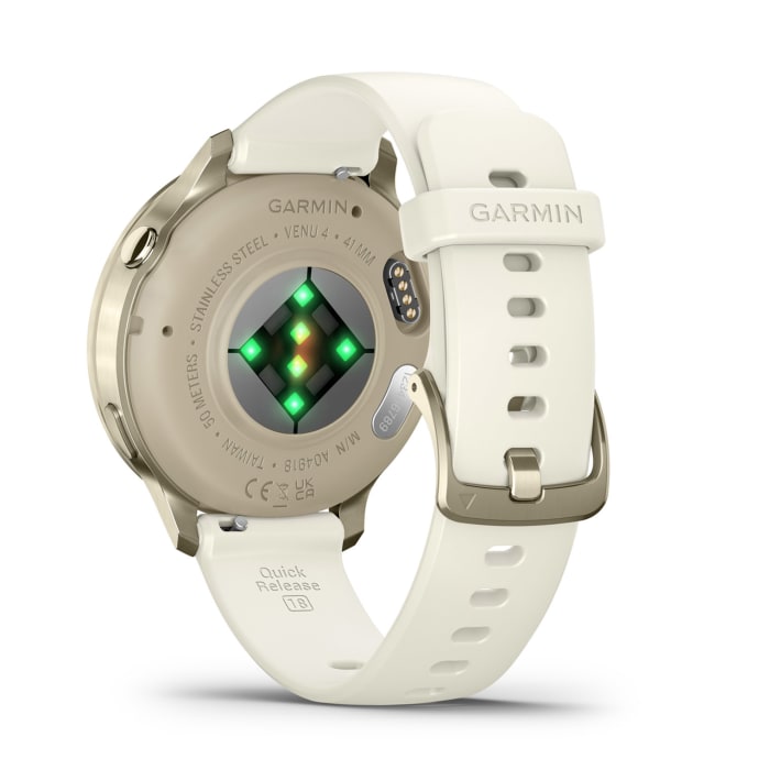 Garmin Venu 4 41mm Premium GPS Smartwatch  - Lunar Gold/Bone White, product, variation 4