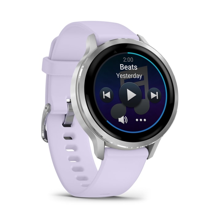 Garmin Venu 4 41mm Premium GPS Smartwatch  - Silver/Light Blue-Purple, product, variation 8