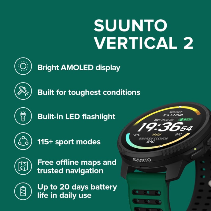 Suunto Vertical 2 GPS Smartwatch, product, variation 28
