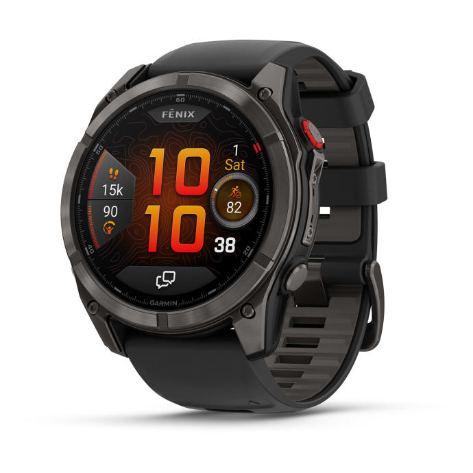 Garmin Fenix 8 Pro 51mm LTE Amoled Sapphire (Carbon Grey), product, variation 1