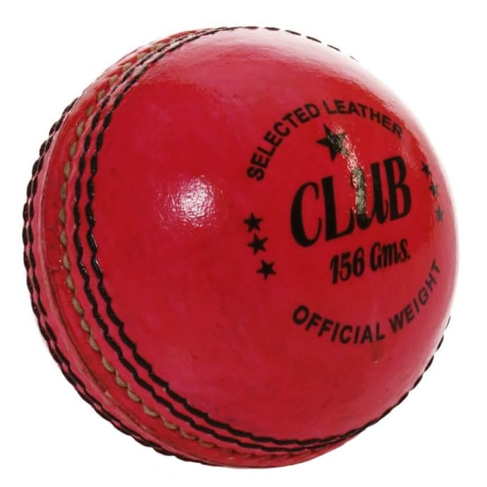 Headstart 156g 2PC Pink Leather Cricket Ball, product, variation 1