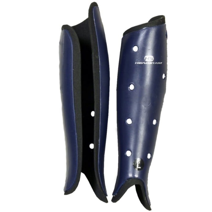 HS Moulded Hockey Shinguard Navy Blue, product, variation 1